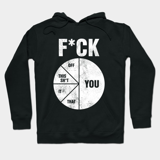 Fuck Off, Fuck It, Fuck This Shit, Fuck That, Fuck You I Circle Design Hoodie by az_Designs